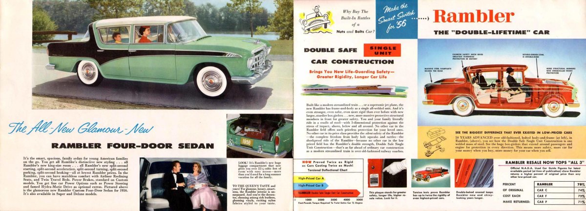 1956 Chevrolet Full line Brochure
