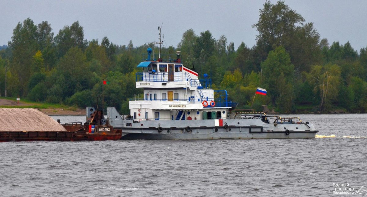 Буксир-толкач Речной (Московский) проект 908