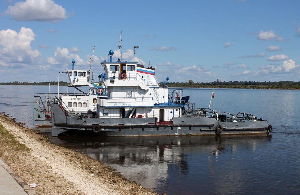 Буксир-толкач Речной (Московский) проект 908