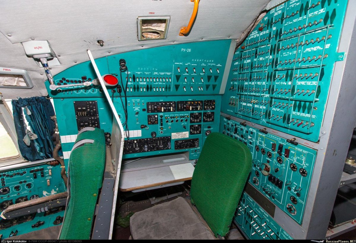 Ил 76 МД кабина