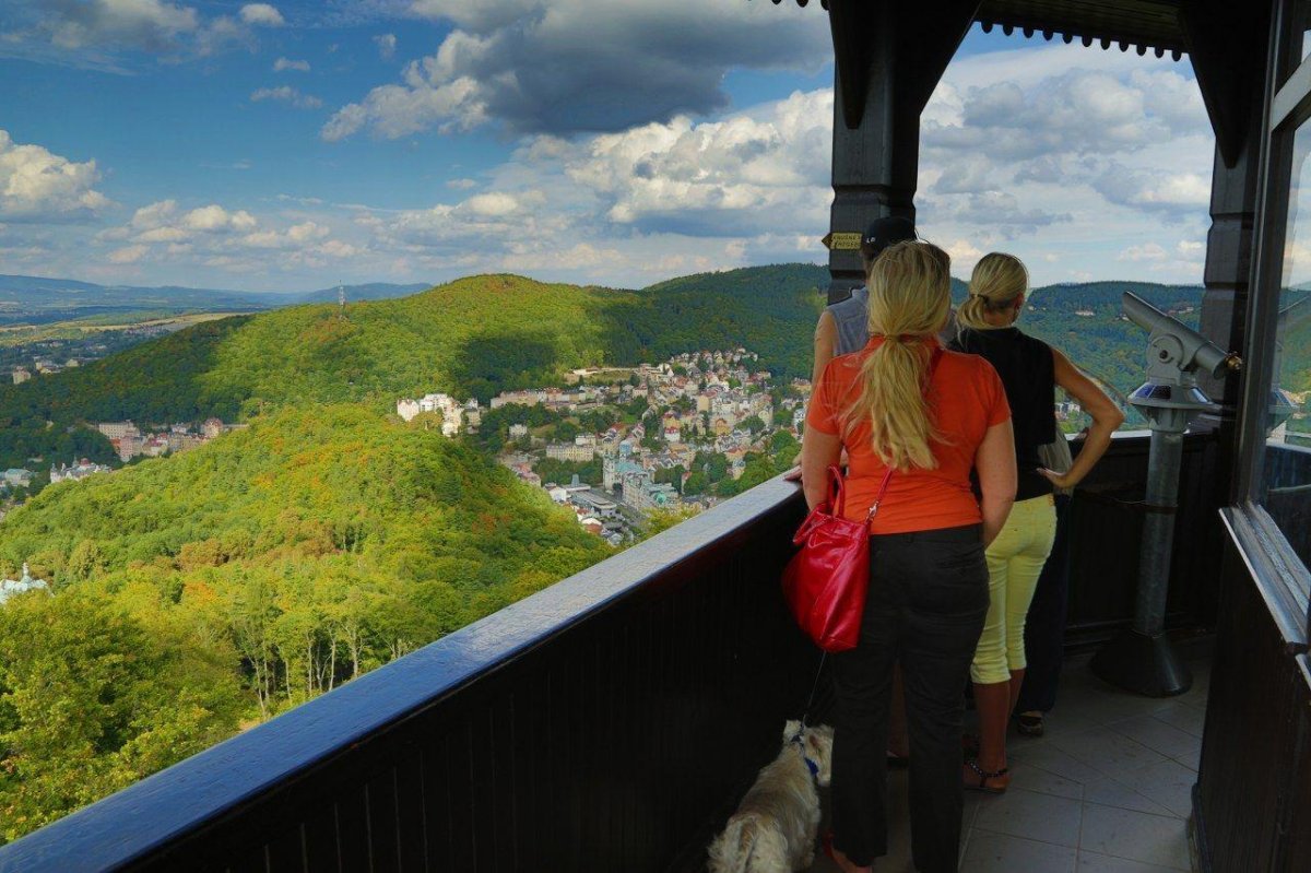 Смотровая башня Диана Карловы вары