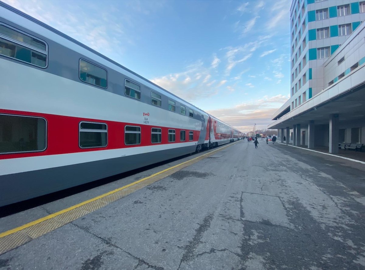 Двухэтажный поезд Ульяновск