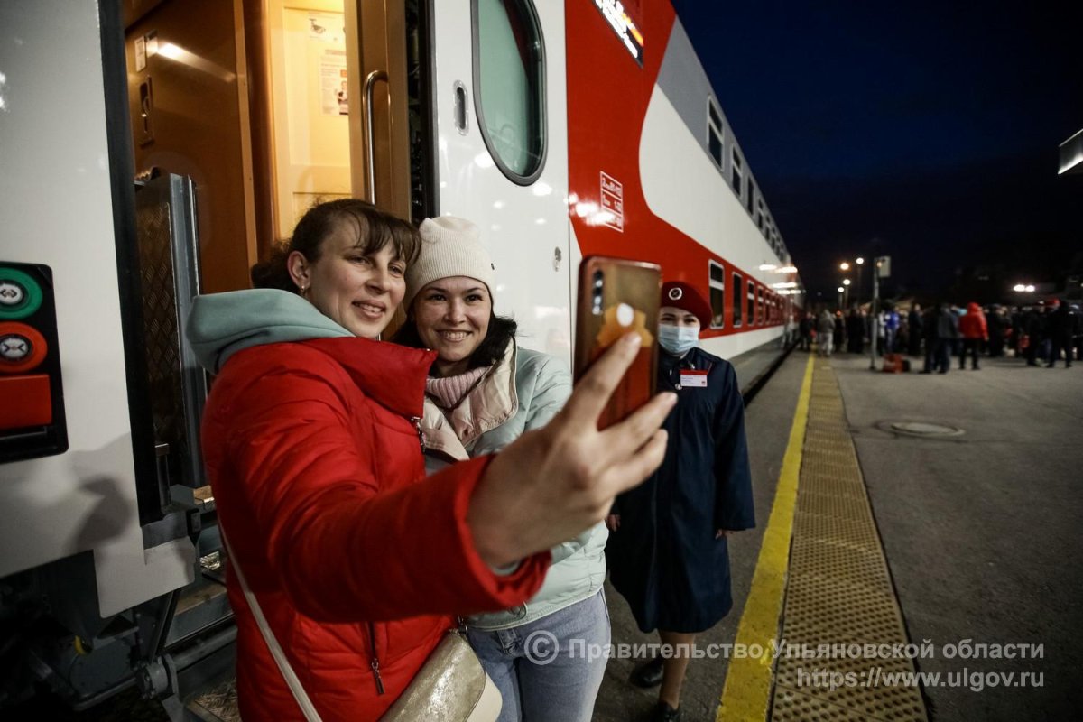 Двухэтажный поезд Ульяновск Москва