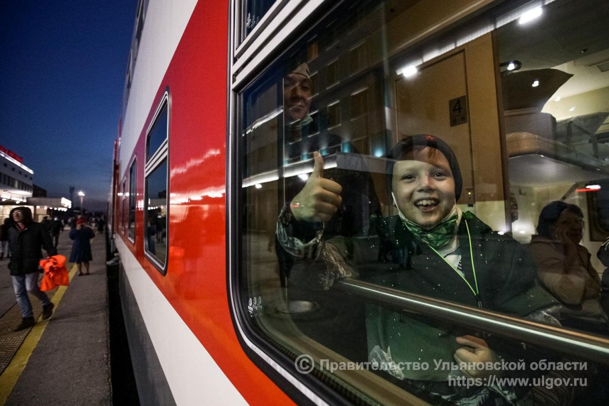 Двухэтажный поезд Ульяновск