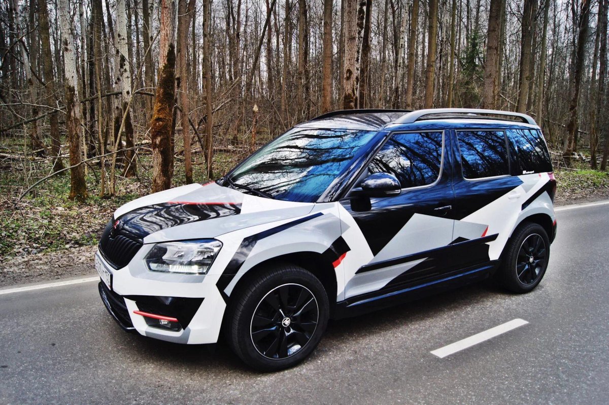 Skoda Yeti камуфляж