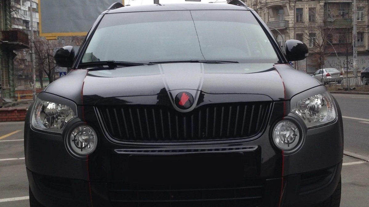 Skoda Yeti антихром