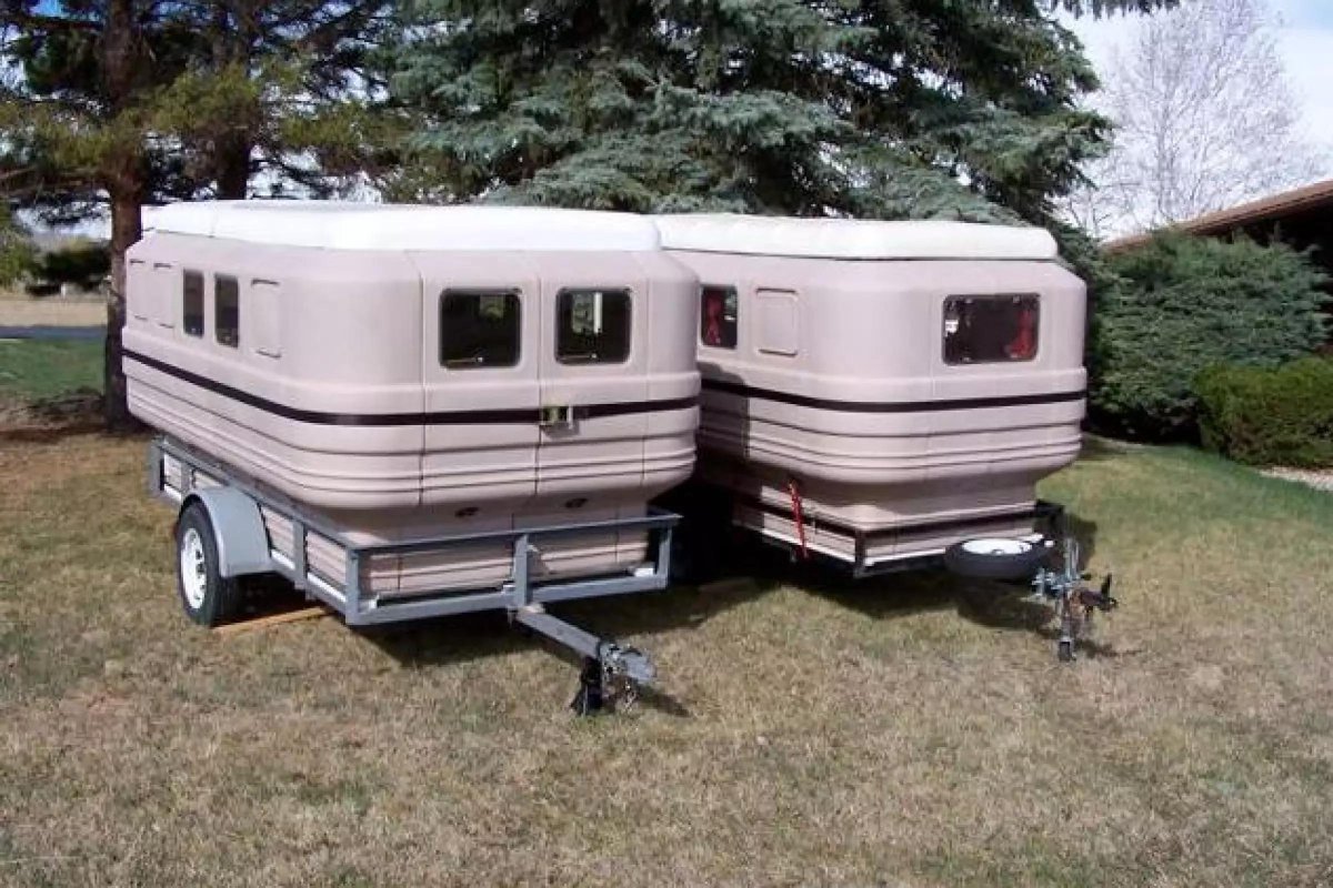 Складной автодом на прицепе