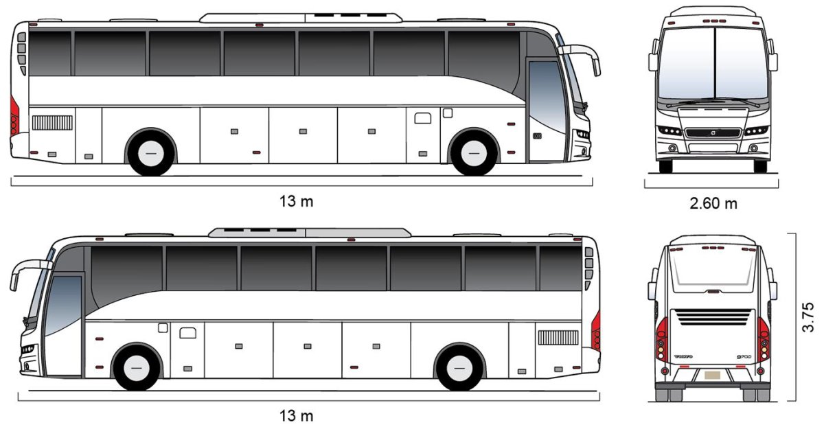 Габариты автобуса Ютонг 6122