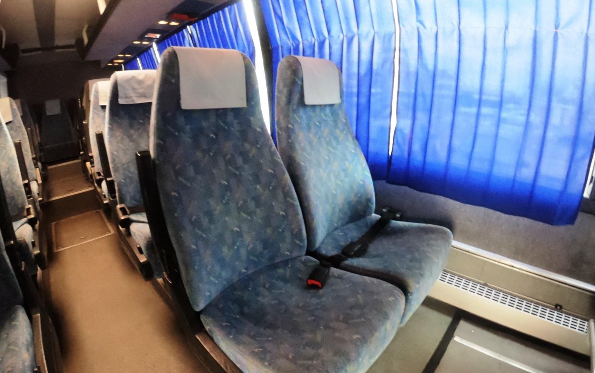 Салон туристический автобус Скания