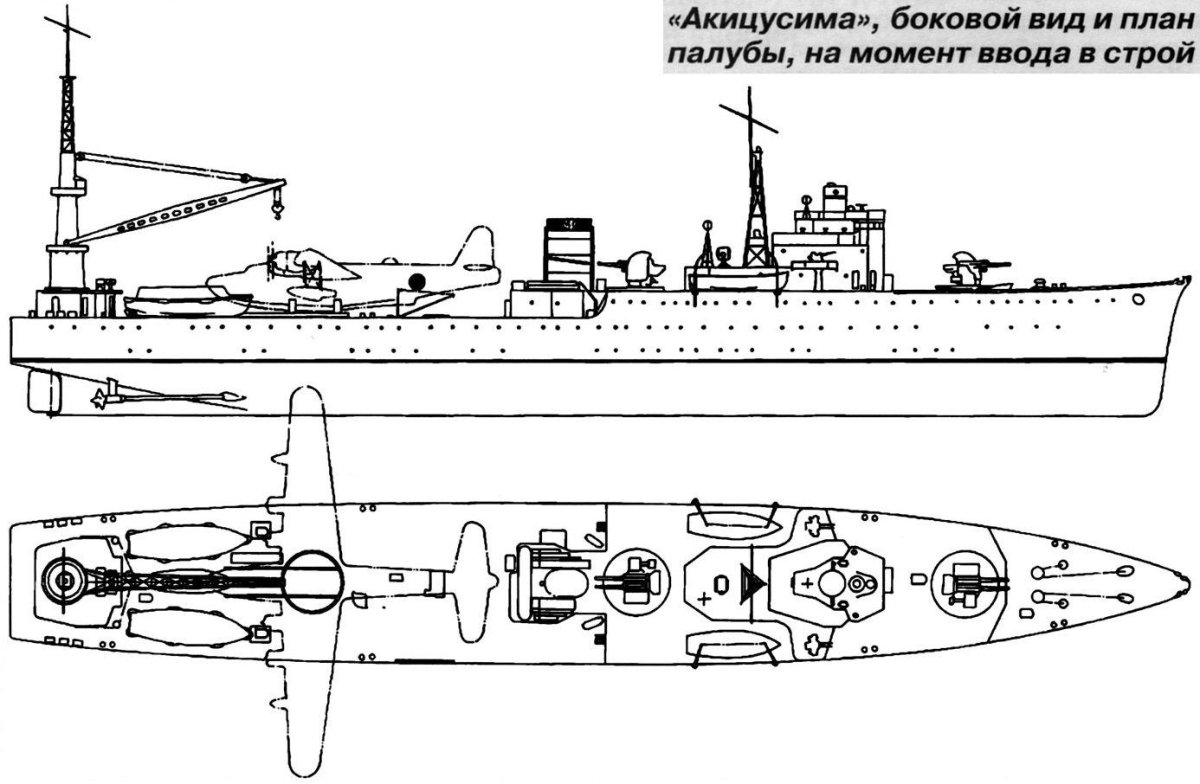 Акицусима бронепалубный крейсер