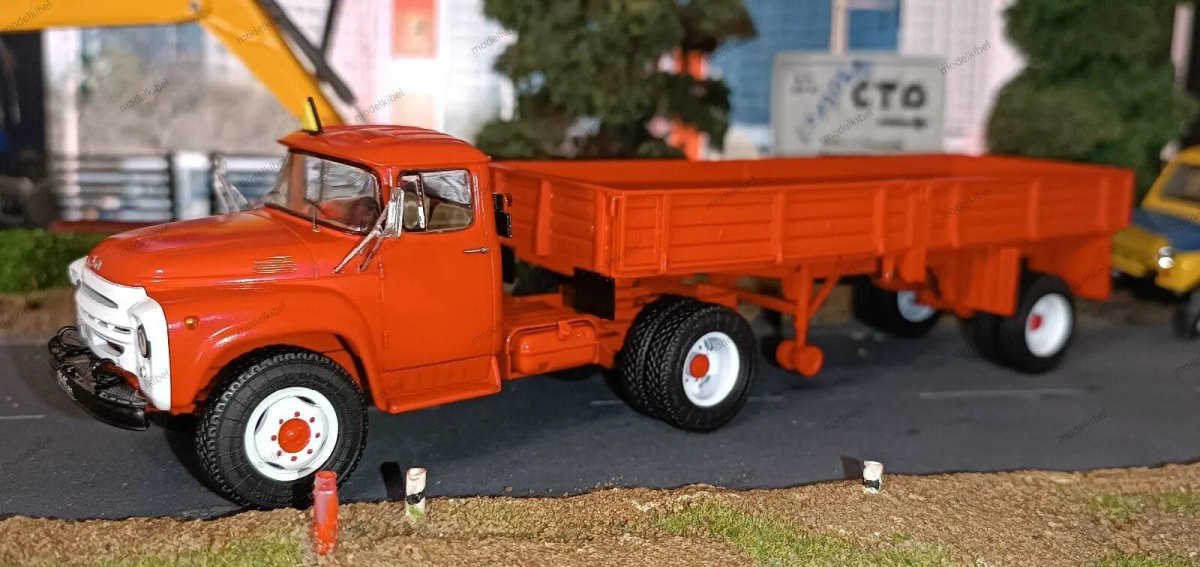 ЗИЛ-130в1 с полуприцепом ОДАЗ-885