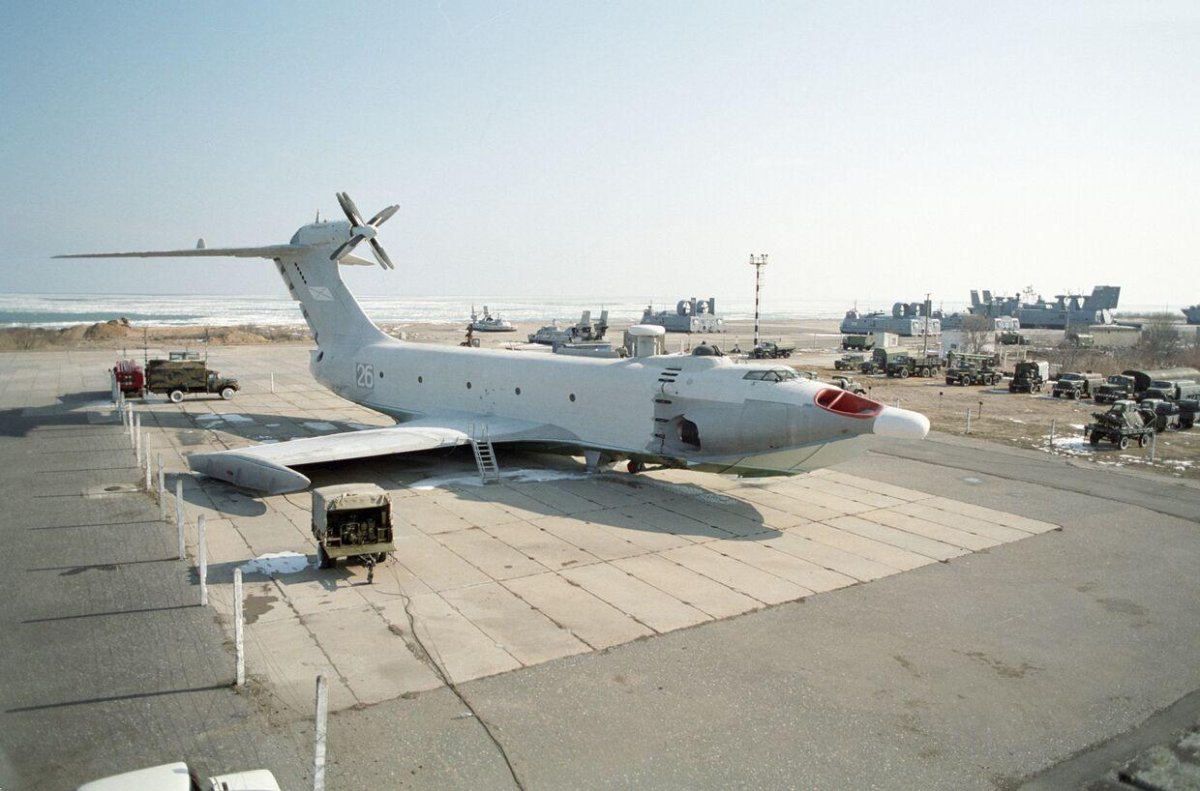 Экраноплан орлёнок в Каспийске