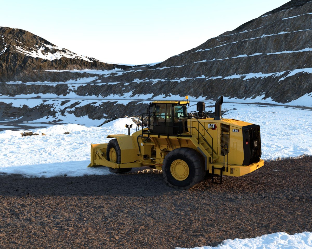 Кат 834н колесный бульдозер