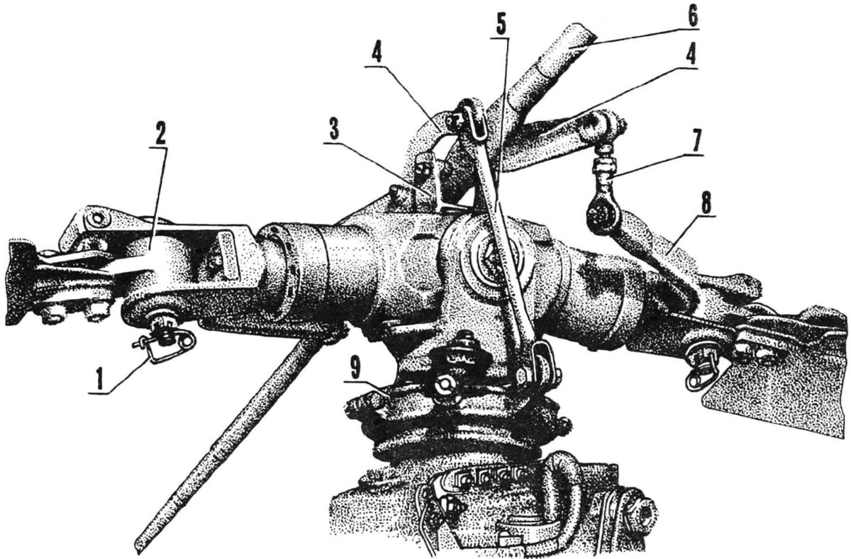 Втулка несущего винта ми-8 осевой шарнир