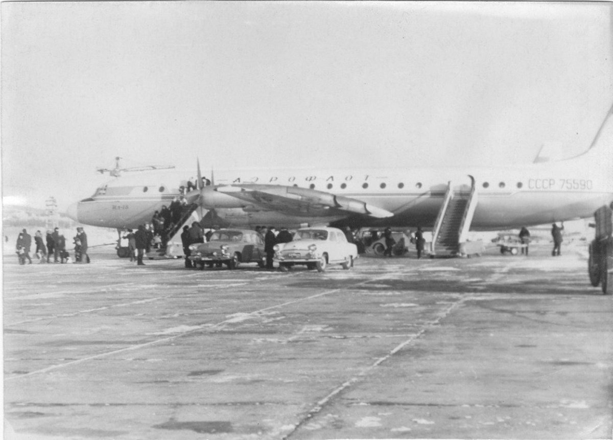 Ил 18 в Магадане