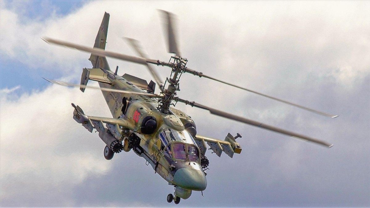 Ка-52 Аллигатор в бою