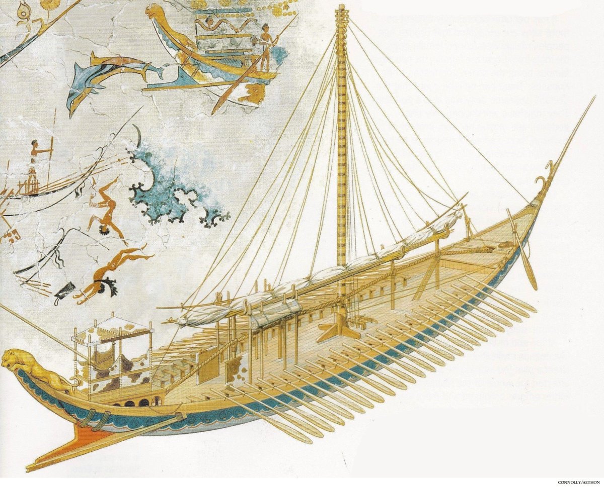 Древнеегипетская Боевая Галера.