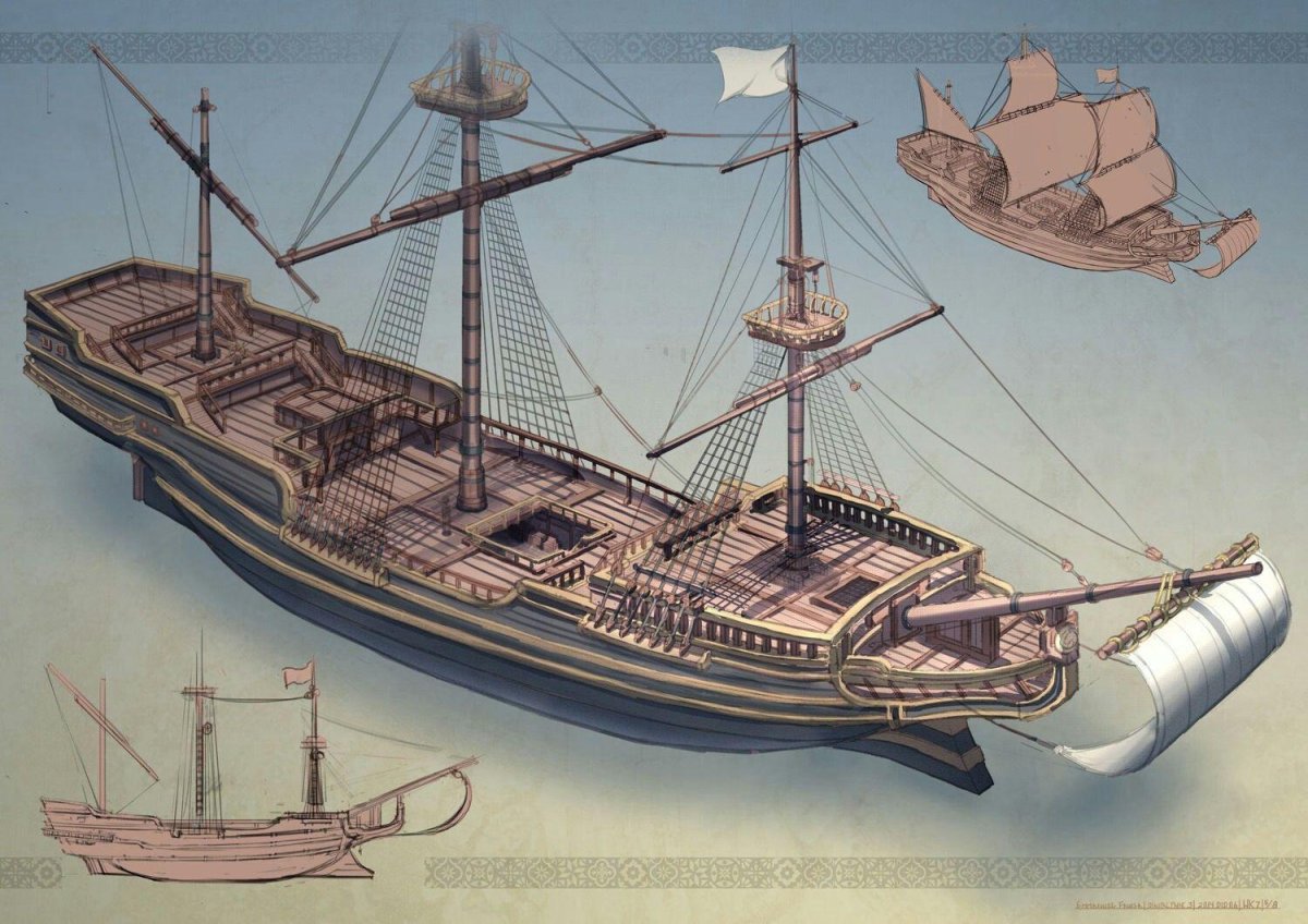 Древний корабль