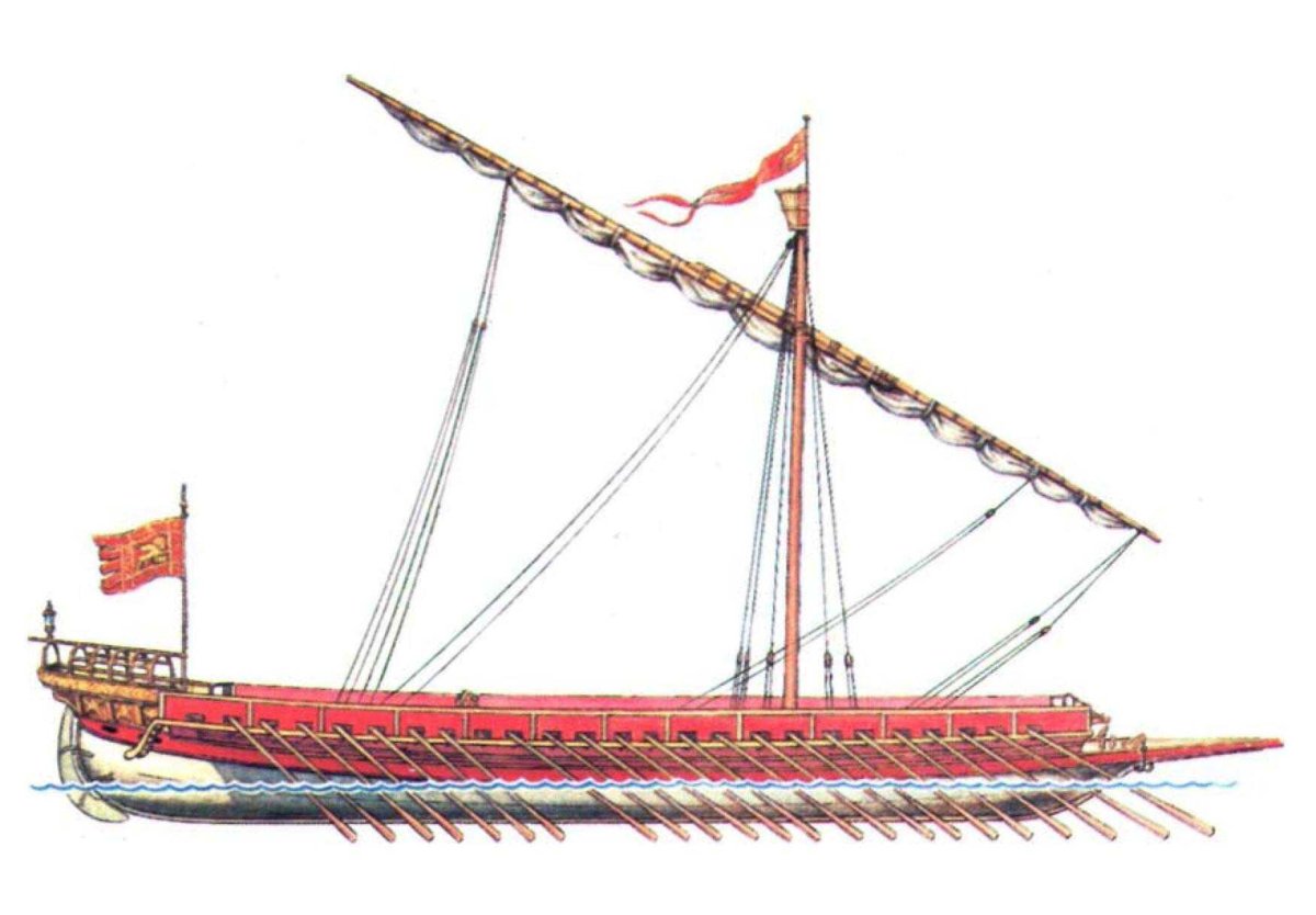 Галера корабль 17 века