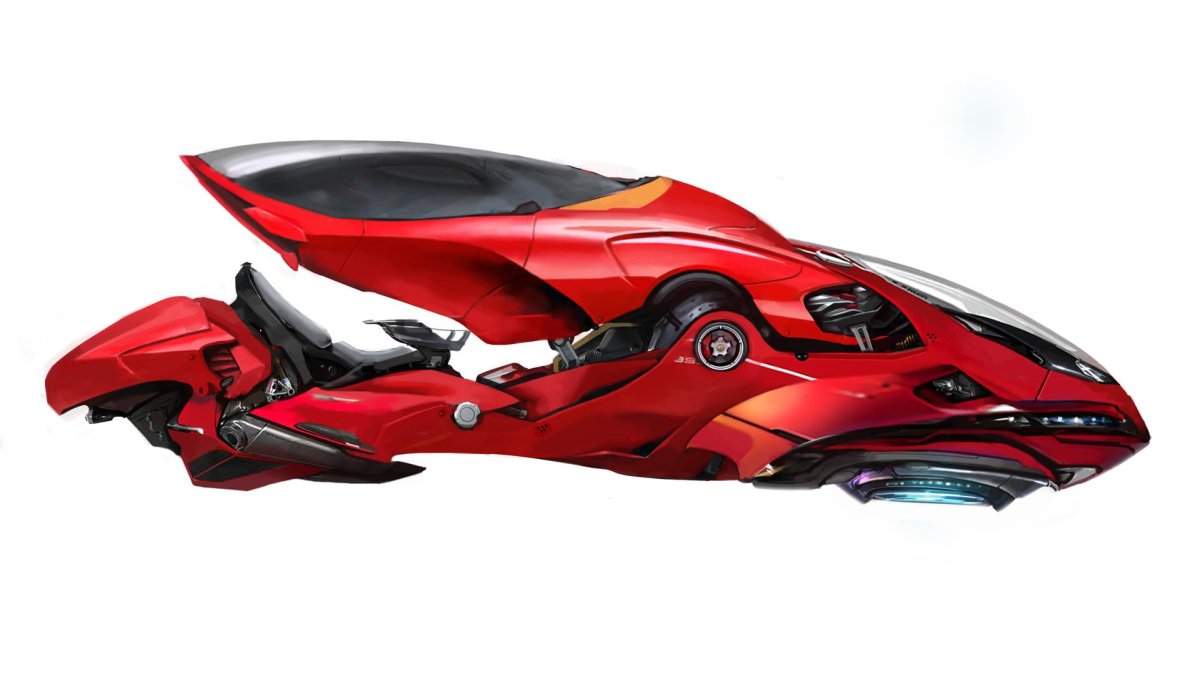 Ховер байк концепт арт