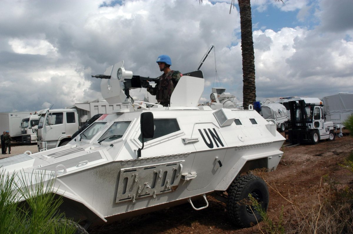 Бронемашина ООН