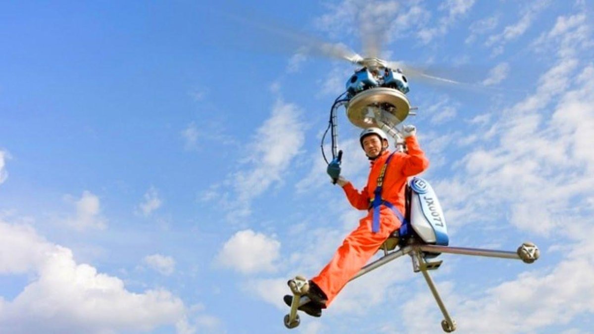 Ранцевый вертолёт Gen h-4