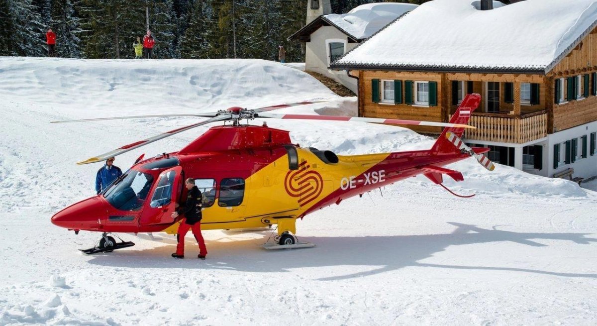Вертолет в Ишгль Австрия