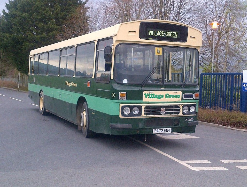 Зеленый автобус