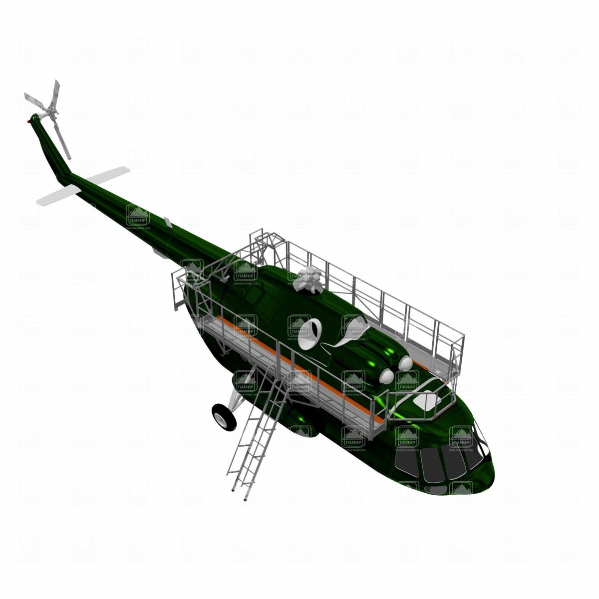 Подножка вертолета