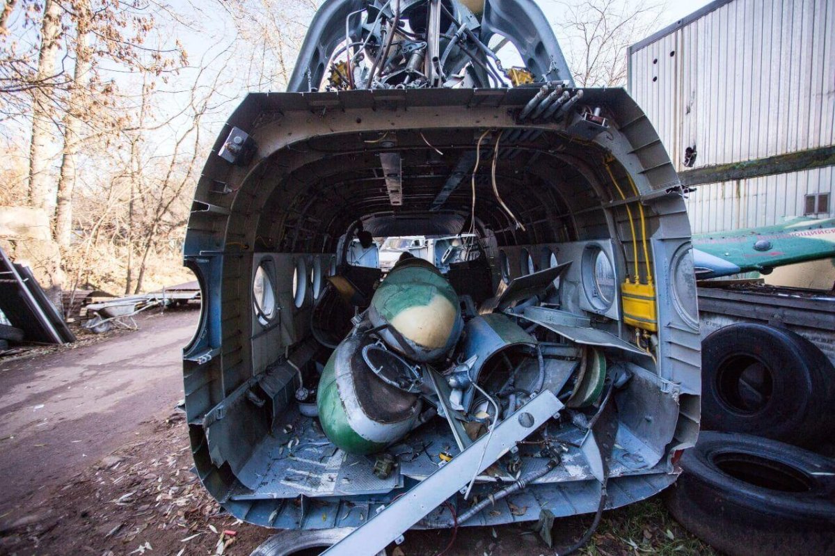 Демонтаж вертолёта