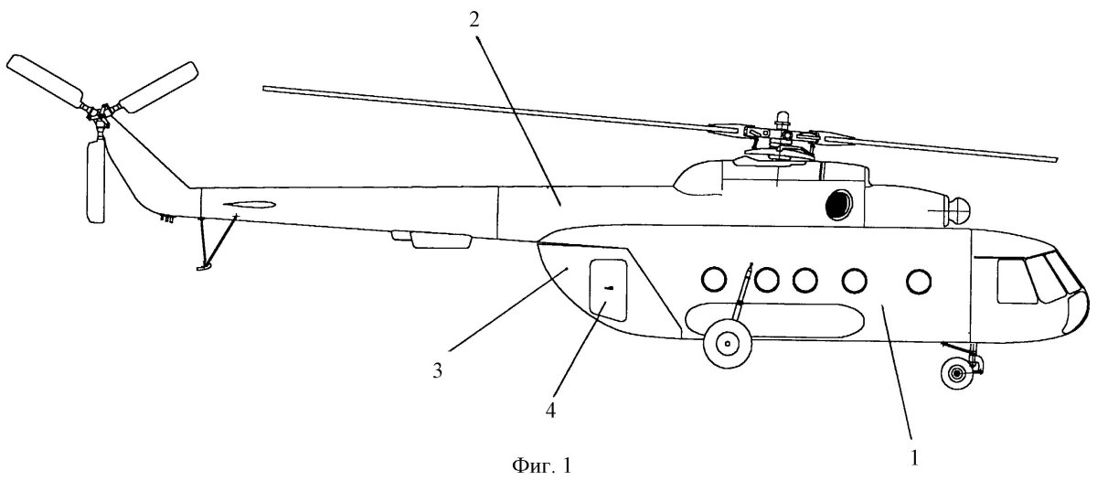 Чертеж вертолета ми-8
