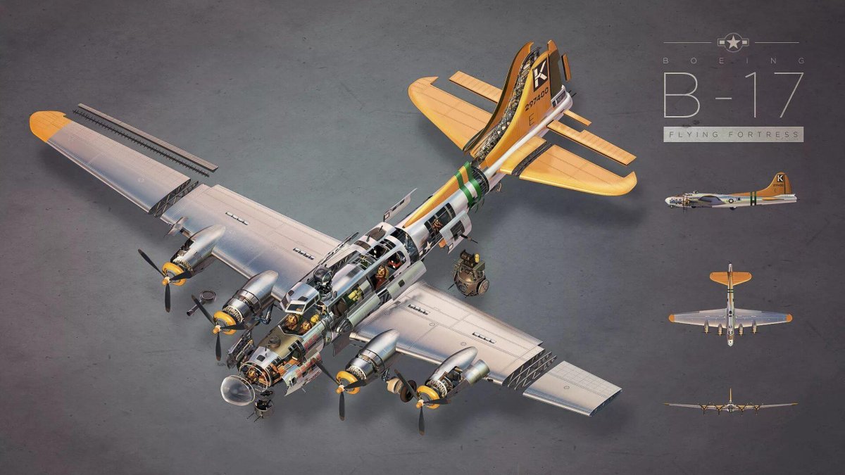 Б 17 самолет