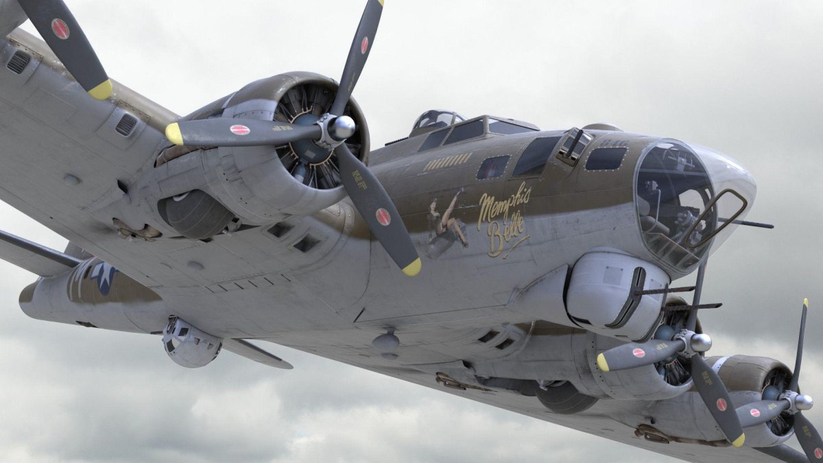 Самолет б-17 летающая крепость