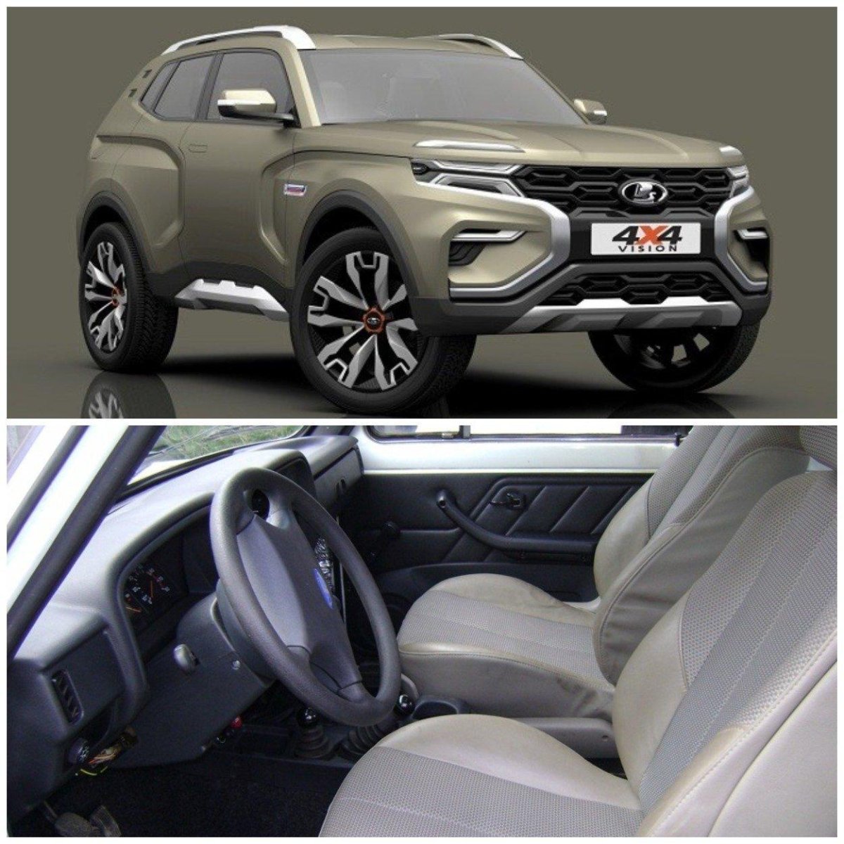 Новая Нива! Lada 4x4 Vision