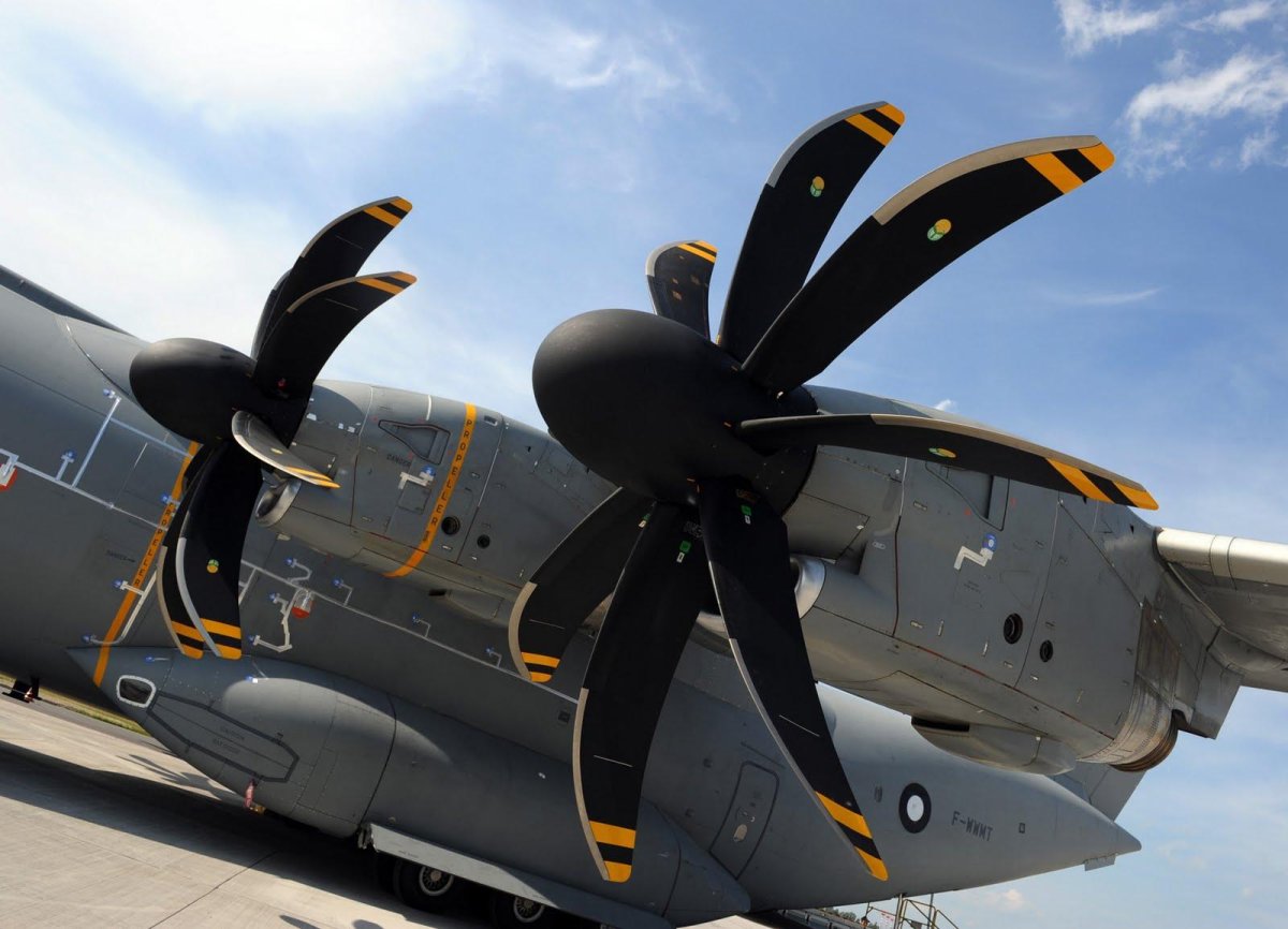 Турбовинтовой двигатель самолета