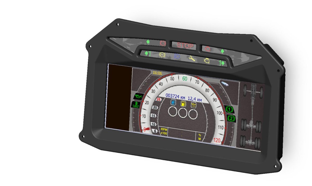 Приборная панель экскаватора Доосан 740