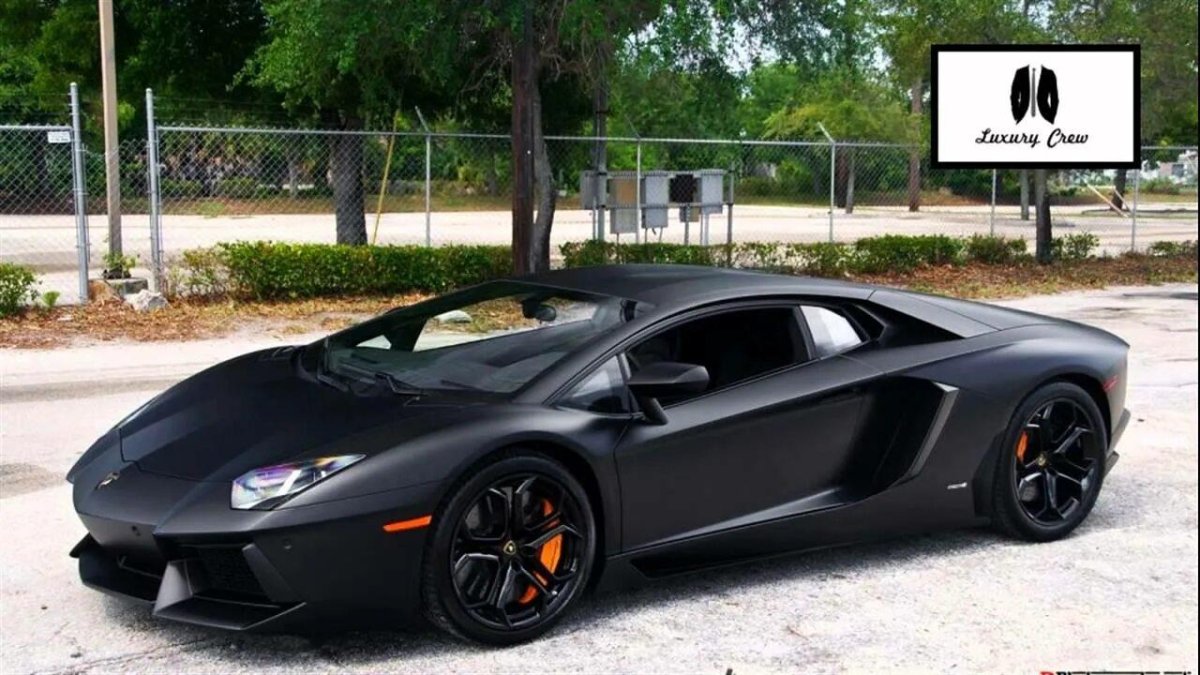 Lamborghini Aventador lp700 чёрный