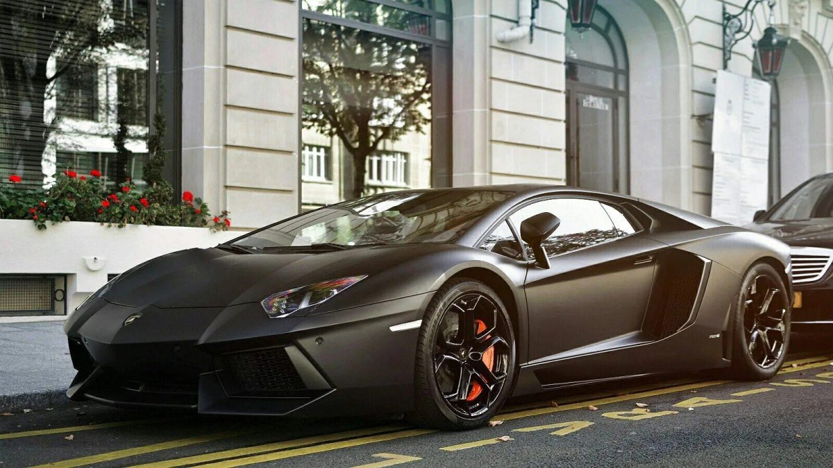 Lamborghini lp700 Aventador Black Matte