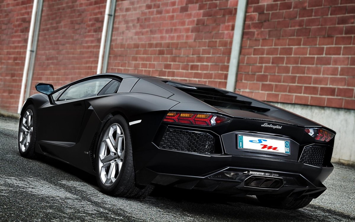 Lamborghini Aventador lp700-4 Black