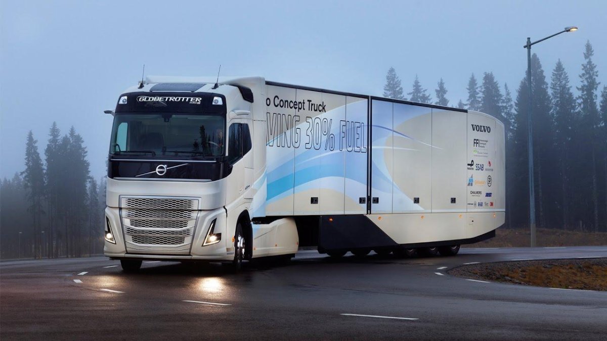 Гибридный грузовик Volvo