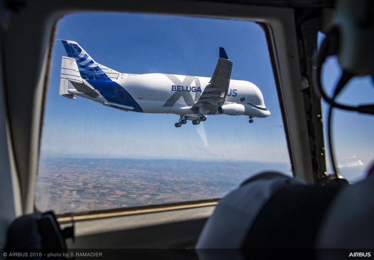 Airbus Beluga кабина