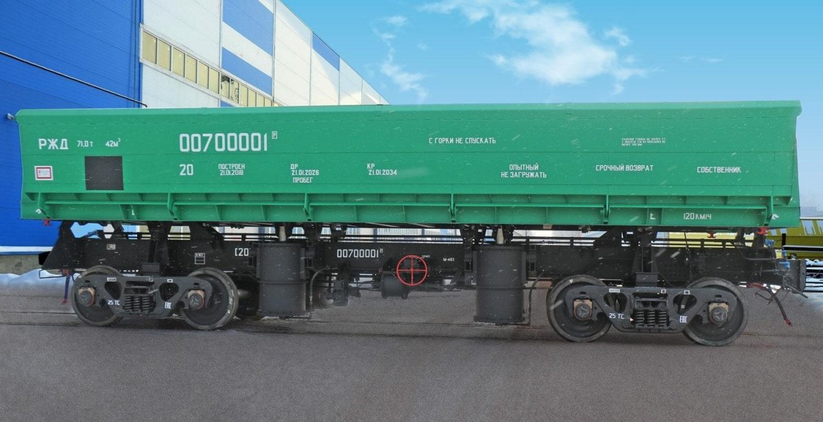 Вагон-самосвал (думпкар), модель 32-6982/32-6982-01