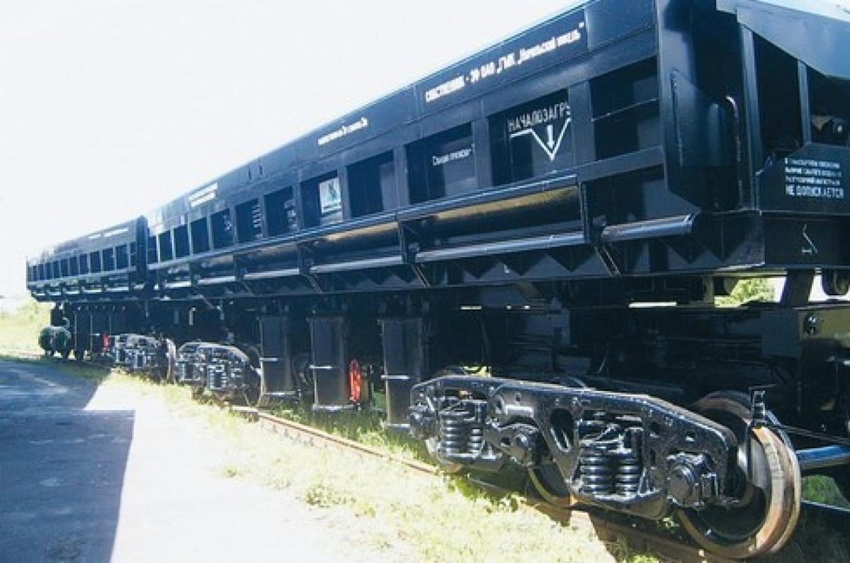 Шестиосный вагон-думпкар