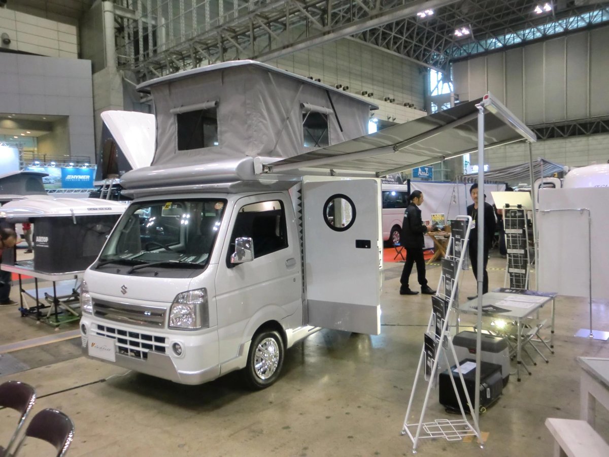 Suzuki carry кемпинг