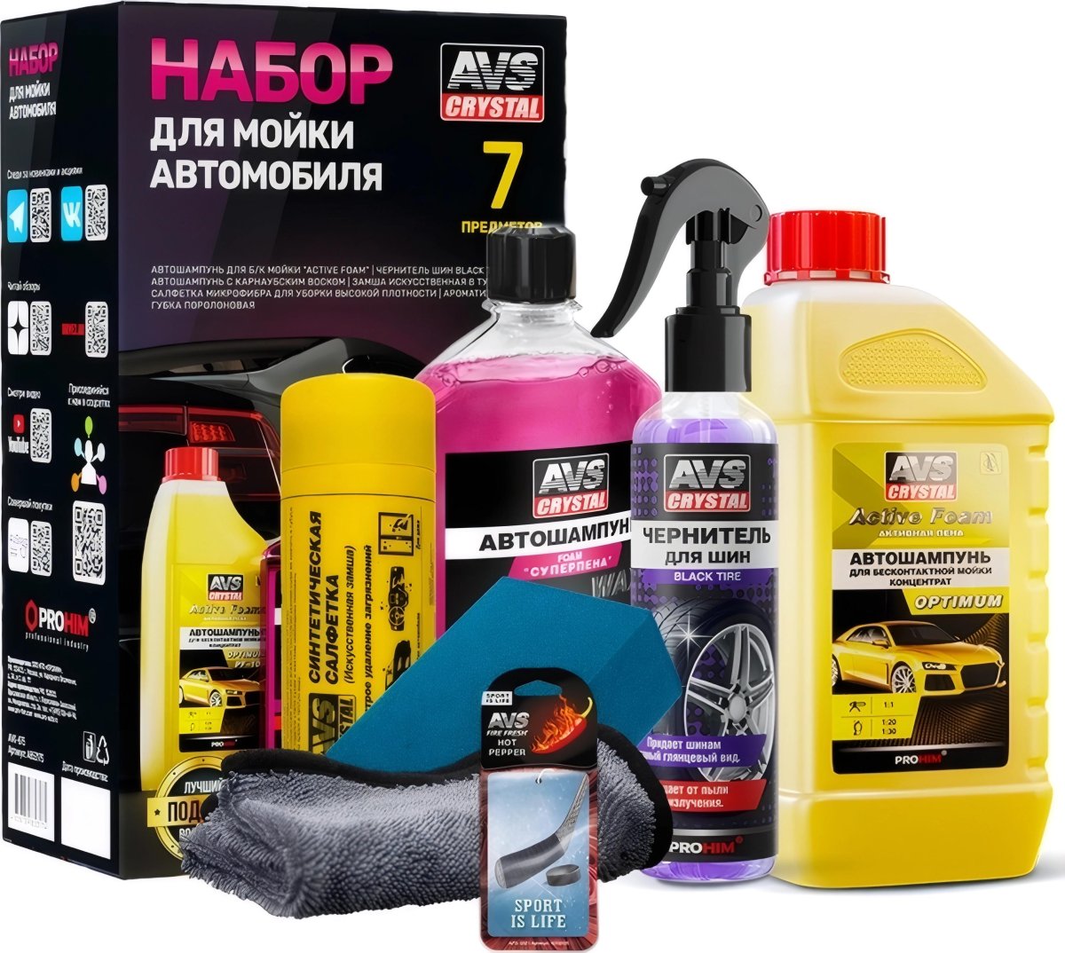 Автокосметика AVS