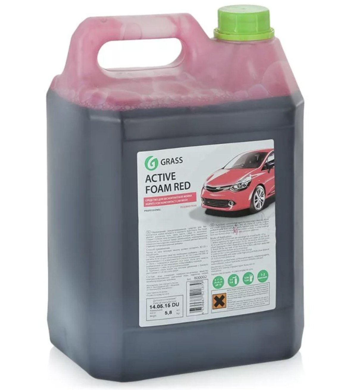 Автошампунь grass Active Foam Red