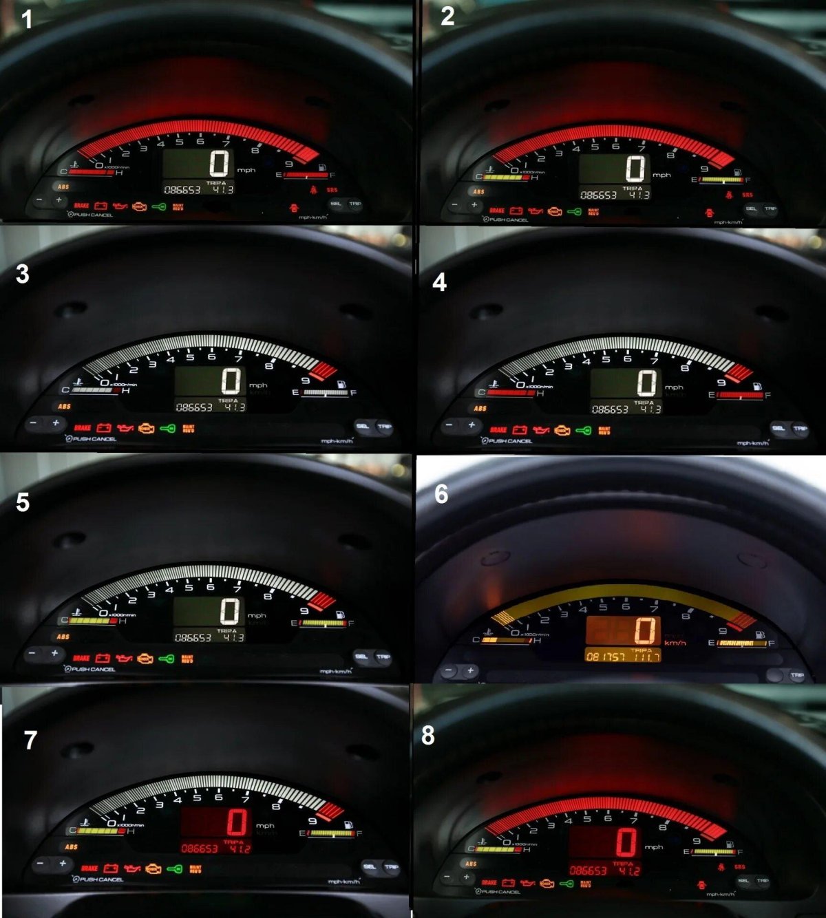 Приборка Хонда s2000