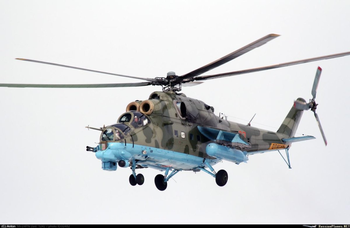 Военный вертолёт ми 24