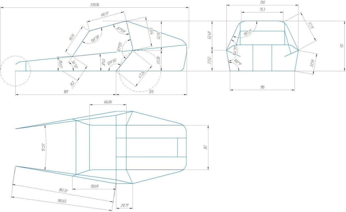 Чертежи багги Барракуда 2х местная