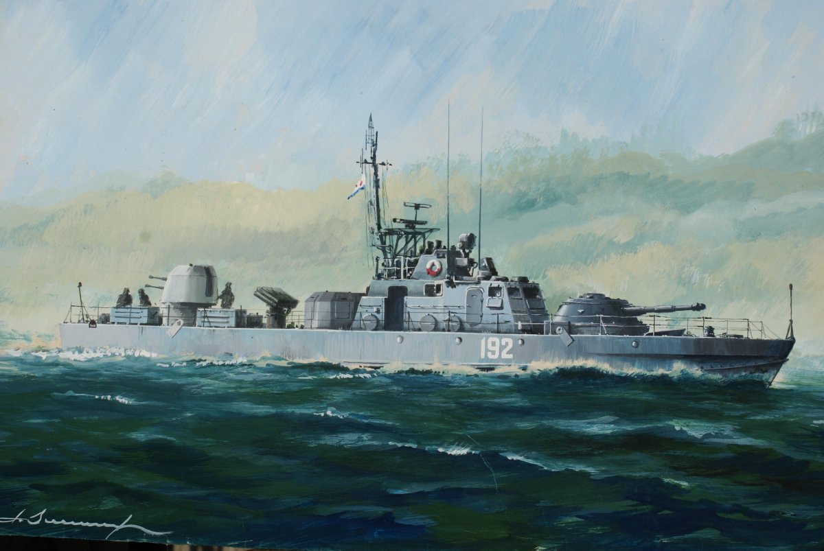 Артиллерийский катер Шмель